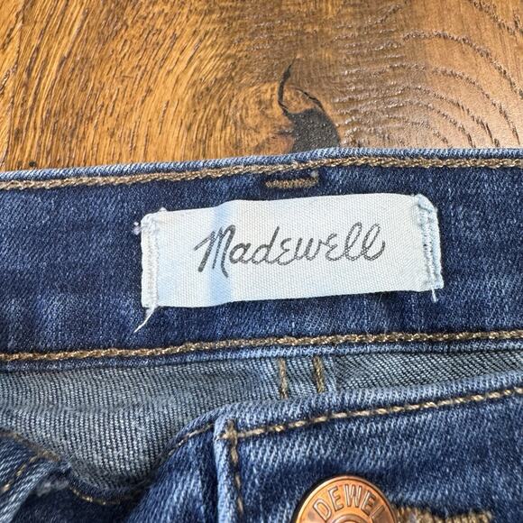 Madewell Jeans 10" High-Rise Skinny Womens Size 27 Dark Wash Stretch Denim - Picture 2 of 8